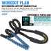 2.56lb 3lb Weighted Jump Rope for Fitness Upgraded Cozy Handle Heavy Jump Ropes for Men & Women Adult Skipping Weekly Guide for Home Gym Power Training Improve Strength and Building Muscle - BHCHNPVX3