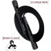 Damage Fight Gear Boxer Classic Speed Rope Lightweight PVC Skipping Jumping Rope Non-Slip Ventilated ABS Plastic Handles and Matte Coated Tangle-Free Jump Rope for Boxing Fitness MMA Martial Arts - BFE1MK8RD