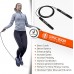 Epitomie Fitness Sonic Boom M2 High Speed Jump Rope Patent Pending Self-Locking Screw-Free Design – Weighted 360 Degree Spin Silicone Grip with 2 Speed Rope Cables for Home Workout & More - BRVQUEV31