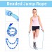 Jump Rope 3 Pack Adjustable Length Tangle-Free Segmented Soft Beaded Skipping Rope Fitness Jump Rope for Kids Man and Women Weight Loss 9.2 Feet - BWWEL48RJ