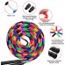 Kingcolor Double Dutch Jump Rope Long Jump Rope 16 FT 1 Pack 2 Pack Adjustable Soft Beaded Diy Jump Rope for Kids Adult Long Enough for 5-6 Jumpers - BWGN7WDTC