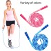 Zeanla Jump Rope for Kids Women Men Keeping Fit,Workout and Weight Loss,Soft Beaded Adjustable Segmented Fitness Skipping Rope 9 Feet - BPJ85FBK1