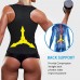 DoLoveY Women Neoprene Sauna Vest Waist Trainer Hot Sweat Slim Corset Body Shaper with Zipper Workout Tank Top - BEDAJPJ0I