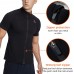 HOTSUIT Sauna Suit for Men Short Sleeves Compression Shirts Workout Sweat Jacket Top S-5XL - BT3DQBIH2