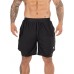 Kewlioo Men's Sauna Shorts Heat Trapping 2-in-1 Double Layer Sauna Suit Bottom Compression Training Gym Athletic Shorts - BXVQQO4EH