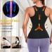 SCARBORO Sauna Sweat Suit for Women Weight Loss Waist Trainer Vest for Women Workout Body Shaper Sweat Band Tank Top Zipper - B5NRTY79I