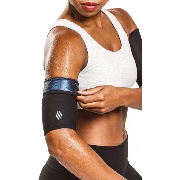 Sweat Shaper Women’s Arm Trimmers Compression Sweat Bands Performance Sleeves 2 Pack - BUUBHSYCN