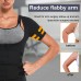 WANFISTO Sauna Suit for Women Sweat Vest Waist Trainer 2 in 1 Neoprene Workout Waist Trimmer Shirt - BZQROWN6C