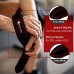 Dark Iron Fitness Weightlifting Leather Suede Lifting Wrist Straps Bundle for Men and Women Wraps Weight for a Heavy Powerlifting Grip Hooks with Padded Support - BUVFOJVNH