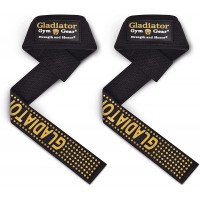 GLADIATOR GYM GEAR Lifting Straps for Weightlifting Cotton Adjustable Wrist Strap Ideal Wrist Wrap for Bodybuilding Powerlifting Strength Training Deadlifts & More - BGSJ61FHN
