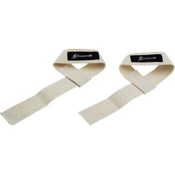 Prosource Fit Pair of Weight Lifting Straps for Men and Women Adjustable Cotton Straps for Improved Grip - B09K0W0N2