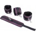SMKING Functional Fluffy Wrist Leather Leg Cuffs Purple - BTHYAP9V2