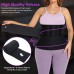 Stomach Waist Wrap Trainer for Women Plus Size Tummy Bandage Wrap with Loop Design 4M Adjustable Waist Shapewear for Belly Fat Wight Loss Back Support Black - BU6U5RA3Z