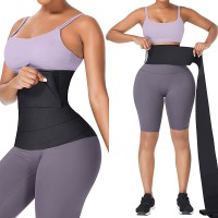 Waist Trainer for Women Waist Wrap Snatch Me Up Bandage Waist Wraps for Stomach Workout Waist Trimmer Belt Free Size - BCL7QTFQ1