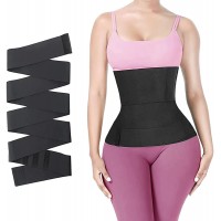 Waist Trainer Slimming Girdles for Women Body Tummy Control Plus Size Wrap Bandage Stomach Shaper Lose Belly Fat Trimmer Belt - B542OOFZV