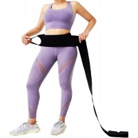 Wrap Waist Trainer for Women Adjust Snatch Bandage Waist Training Tummy Belt Sweat Band Wraps for Stomach Belly Body Shaper Trimmer Belt Gym Sport Plus Size With Loop Black - BUUTYGBLN