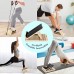 Professional Wooden Slant Board,Adjustable Incline Board and Calf Stretcher,Stretch Board with Non-Slip Surface and Stretch Resistance Tube,Extra Heel Protection Design for Plantar Fasciitis Exercise - BP0SXM1BT