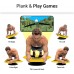 Stealth Abs + Plank Core Trainer Get Strong Sexy Abs and Lean Core Playing Games On Your Phone; Free iOS Android App; 4 Free Mobile Games Included; Dynamic Abs & Core Training; Only 3 Minutes a Day Yellow - BD6LVXQIL