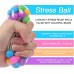 ACSENCE-Stress Ball Fidget Tools Squishy Ball Squeeze Ball Tool Sensory Fidget Ball Hand Exercise Tool Stress Relief for Adults Anxiety 2.36 x 2.36 inches - BMESRUWUE