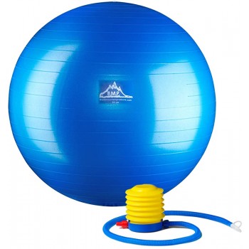 Black Mountain Products Professional Grade Stability Ball 1000lbs Anti-Burst 2000lbs Static Weight Rated - BTBYW42M8