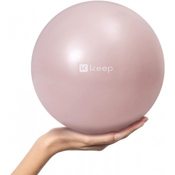 KEEP Mini Exercise Barre Ball 10 Inch Small Pilates Ball for Stability Yoga Core Training Stretching and Physical Therapy - BJAPI11FL