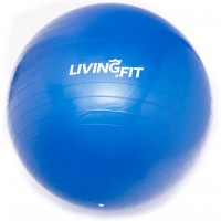 Living.Fit Exercise Ball – 21.5 inch Diameter Stability Ball for Home Gym Physio Ball Yoga Physical Therapy Strengthen The Abdominals Core and Lower Back Muscles - BOS91R9M4
