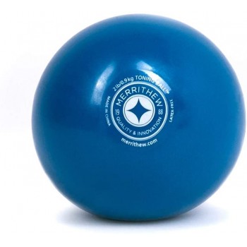 Merrithew STOTT Pilates Toning Ball Blue 2 lbs 0.9 kg - BMDJ3RGR6