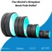 Chirp Wheel+ Foam Roller for Back Pain Relief Muscle Therapy and Deep Tissue Massage - BLKDSOVCL