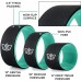 Florensi Yoga Wheel Set: 3 Pack of Yoga Back Rollers Padded Back Wheels for Back Pain Relief Muscle Therapy Deep Tissue Massage Backbend Release Stretching Flexibility Back Cracking & Popping - BYKP3NW3K