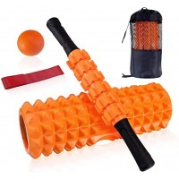 Foam Roller for Physical Exercise Willcrew Massage Roller Set with Fasciitis Ball for Yoga Deep Tissue Pilates Muscle and Fitness - BWE22HKEZ