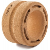 Inviguri Roller Yoga Wheel for Back & Neck Pain Back Popper with Spinal Groove Yoga Ring Made from Natural Cork Medium to Deep Pressure - BZO7R01F9