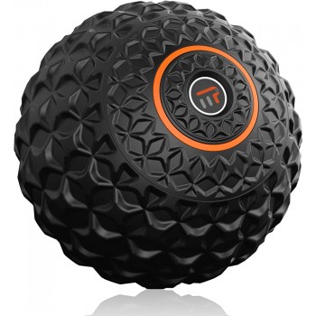 New Version MEPOWER Vibrating Massage Ball 4-Speed High-Intensity Fitness Yoga Massage Roller Trigger Point Ball Vibration Roller Ball for Pain Relief & Muscle Therapy Plantar Fasciitis - BDN74HHQN