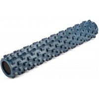 RumbleRoller Full Size 31 Inches Blue Original Textured Muscle Foam Roller Relieve Sore Muscles- Your Own Portable Massage Therapist Patented Foam Roller Technology - BTM193BM3