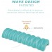 SNPE Wave Pillow Pink. Posture Correction Exercise Tool for Back Shoulder and Neck. Half Foam Roller ABS for Relaxing Hip Muscle and Calf Stretching. - BP21POKDV
