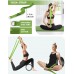 Yoga Wheel Set for Back Pain 3 Pack Stretching Back Roller Wheel with Yoga Strap & Resistance Band Great for Improving Flexibility & Backbend Deep Tissue Massage Size 13 10.5 6.5'' - BH4W7979I