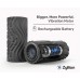 Zyllion Rechargeable Vibrating Foam Roller with 4 Intensity Levels and 3 High Density Surfaces for Exercise Deep Tissue Massage and Muscle Recovery Black Black ZMA-22-BKBK - BSJXXXVS2