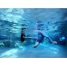 AquaBLAST: The Portable Punching and Fitness Bag for Swimming Pools and Swim Spas; The Patented Design Allows it to Float Below The Water for Low Impact Aquatic Exercise - BUE1CB7QT