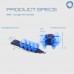 AquaLogix Hydrorevolution Ultimate Pool Fitness Bundle Maximum Resistance Blue Bells Fins & Aquastrength Barbell - BRUCDXYVE