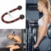 Universal Tricep Rope Pull Down 28 Inch Heavy Duty Nylon Rope Easy to Grip & Non Slip Cable Attachment Ideal for Professional Gyms Too（Black Red） - B5330CABI
