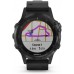 Garmin fenix 5 Plus Premium Multisport GPS Smartwatch Features Color Topo Maps Heart Rate Monitoring Music and Contactless Payment Black with Leather Band - BPR78CM8I