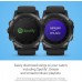 Garmin fenix 5X Plus Ultimate Multisport GPS Smartwatch Features Color Topo Maps and Pulse Ox Heart Rate Monitoring Music and Contactless Payment Black with Black Band - BJ70SR4RH