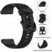 ISABAKE Band for Garmin Forerunner 935 Forerunner 945 Forerunner 745,Compatible with Fenix 5 Fenix 5plus Fenix 6 Fenix 6 Pro Approach S60 ,Soft Silicone 22mm Replacement Bands Black - BRRCZYXOA