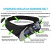 AiRunTech Upgraded No Bounce Hydration Belt Can be Cut to Size Design Strap for Any Hips for Men Women Running Belt with Water Bottle Holder with Large Pocket Fits Most Smartphones - BF189NQ4U