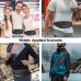 Arae Running Fanny Packs for Women Men Crossbody Fashion Sports Waist Pack Belt Bags With 4 Zipper Bags For Travel Workout Running-Black - BU2WJD8RL