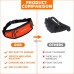 AudeRhine Running Fanny Packs For Women Men Running Belt With Safety Reflective Strip Gifts For Enjoy Fitness Exercises Running Traveling Hiking Hands-Free Carrying All Phones Waist Pack Bag Orange - B5CG62W9P