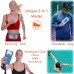 Blue Waterproof Running Swimming Belt Fanny Pack fits iPhone 7 8 X 11 12 13 Plus & Android Samsung W Touchscreen Cover IPX8 Rated Dry Waist Bag Pouch for OCR Beach Pool Kayaking Rafting etc! - BPBOESL4F