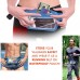 Blue Waterproof Running Swimming Belt Fanny Pack fits iPhone 7 8 X 11 12 13 Plus & Android Samsung W Touchscreen Cover IPX8 Rated Dry Waist Bag Pouch for OCR Beach Pool Kayaking Rafting etc! - BPBOESL4F