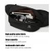Fanny Packs for Women & Men Unisex Waist Bag Pack with Headphone Jack and Zipper Adjustable Strap Black Fanny Pack for Outdoors & Gym fanny pack. - BXDDD15ZP