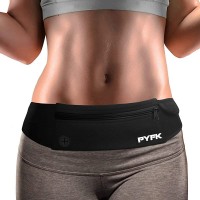 PYFK Running Belt Waist Pack Adjustable Fanny Pouch for Runners Hands Free Workout iPhone 6 7 Plus Hiking Gear Marathon for Men and Women - B4TD9AAYB