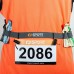 RJ-Sport Race Number Belt Triathlon Race Belt Bib Holder with 6 Energy Gel Loops for Triathalon Marathon Running and Cycling - BBD2XERUQ